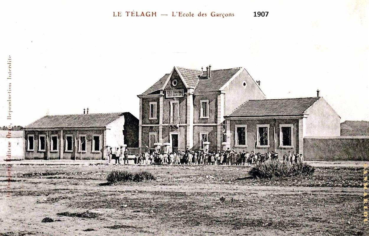 2428- Le Telagh - Ecole des Garcons - 1907.jpg